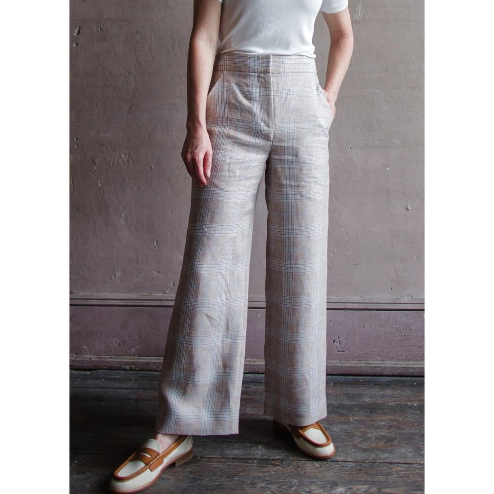 VERONICA BEARD Brixton Linen Pant Size 2 - Picture 4 of 14